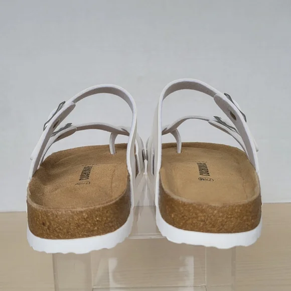 Cushionaire Luna Cork Footbed Women's Slip-On Slides Strap Sandals Sz 7.5M - Picture 4 of 16